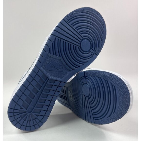 Nike Air Jordan 1 Low 85 Retro Mens White Navy Blue Shoes Sneakers FB9933-141 - Picture 8 of 9